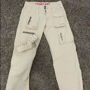 Johnny Was Cargo pant with belt